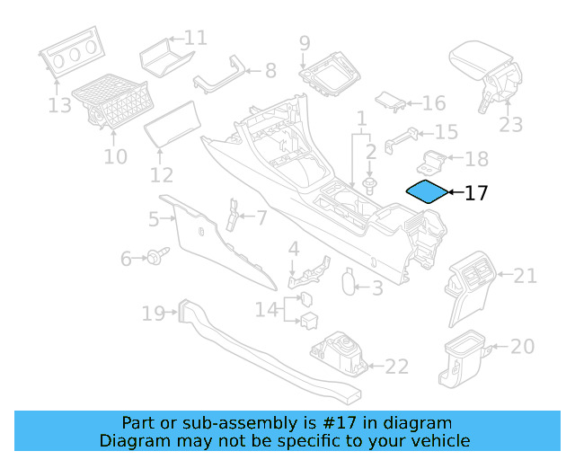 Storage Tray Insert 5G1-863-328-C-82V - View 15