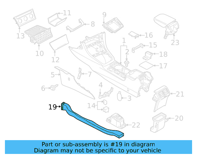 Center Duct 5GM-864-253 - View 10