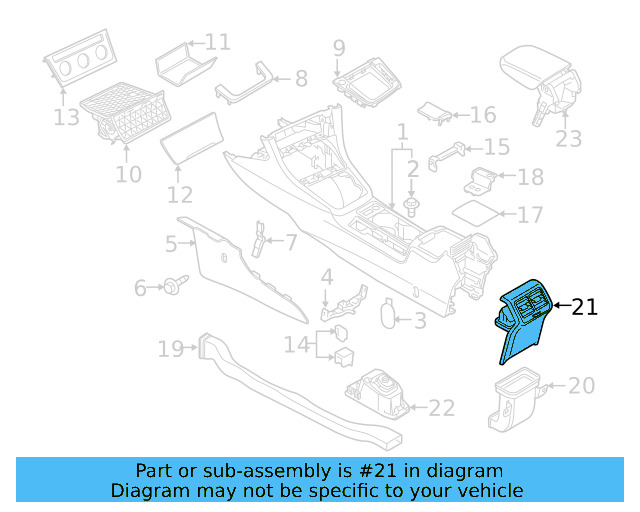 Rear Trim 5GM-864-298-B-82V - View 6
