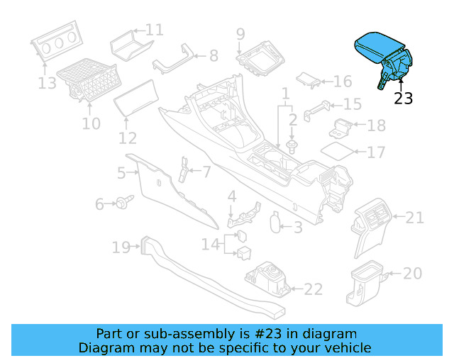 Armrest 5GM-864-207-C-ZAI - View 4