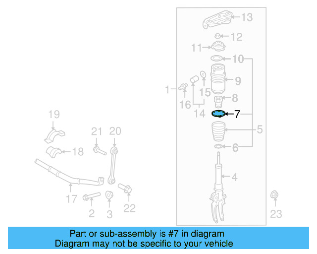 Stabilizer Link Nut N-104-029-04 - View 22