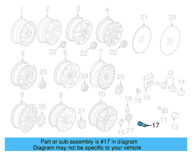 Valve Stem 311-601-361 - View 21