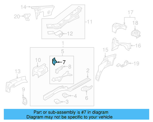 Engine Cradle Bracket 1K0-810-812 - View 24