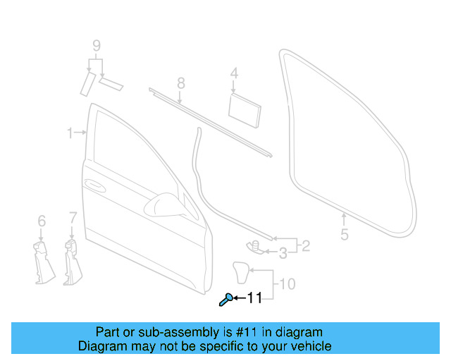 Cover Clip 8E0-881-090-4PK - View 19