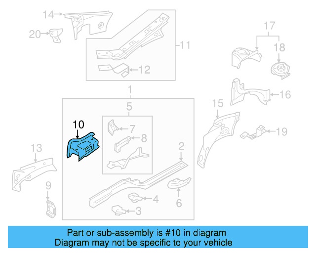Engine Bracket 1K0-802-068 - View 9