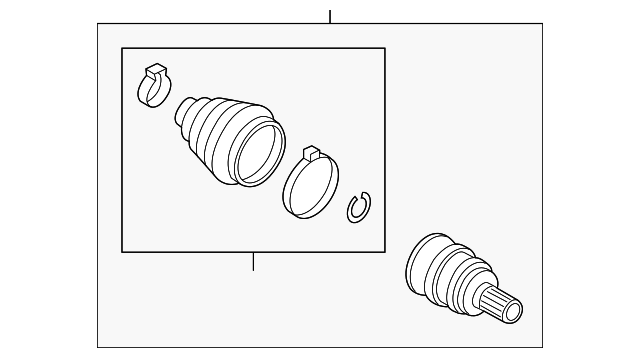 Outer Joint Assembly 5QM-498-099-G - View 5