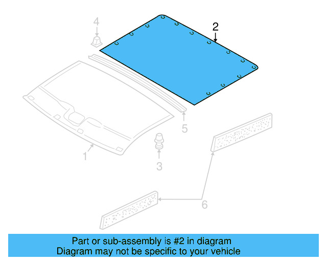 Windshield Header 701-817-519-A - View 9
