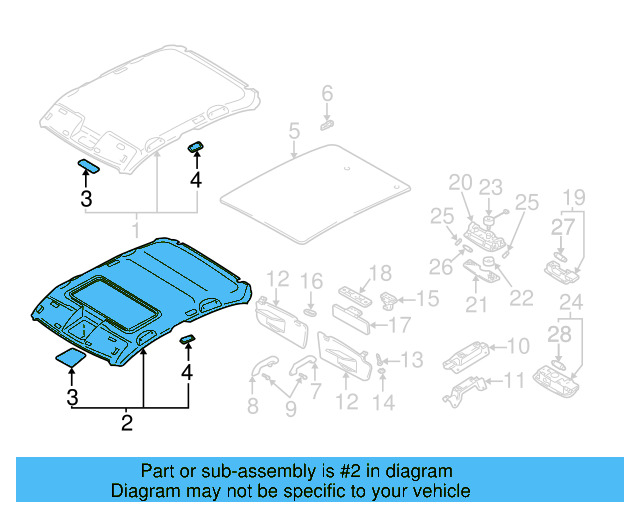Headliner 3B5-867-501-EF-3U5