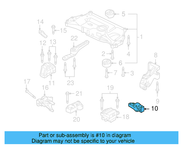 Support Bracket 03L-199-207 - View 14