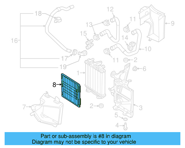 Grille 5Q0-121-557-A - View 12