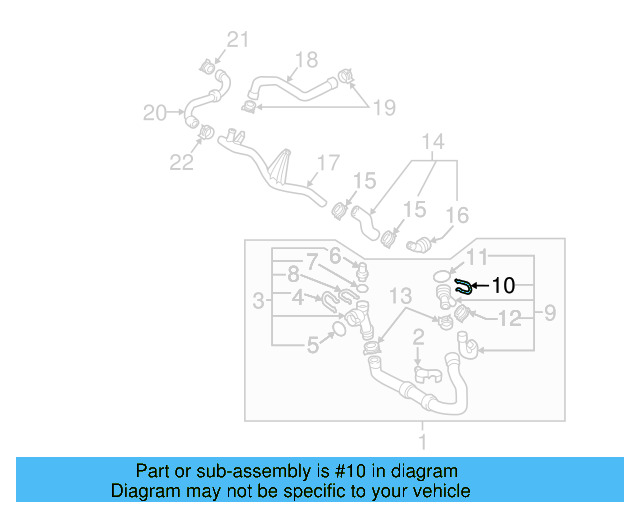 Upper Coupling Retainer Spring 1J0-121-142 - View 202