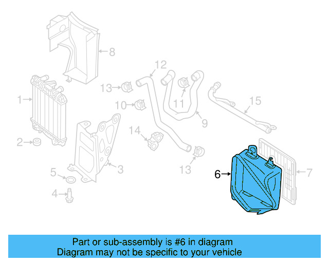 Front Duct 5G0-117-334 - View 6
