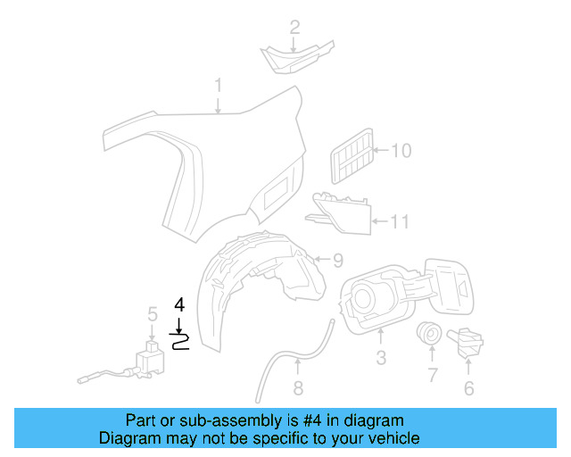 Fuel Door Spring 1J0-809-931 - View 19