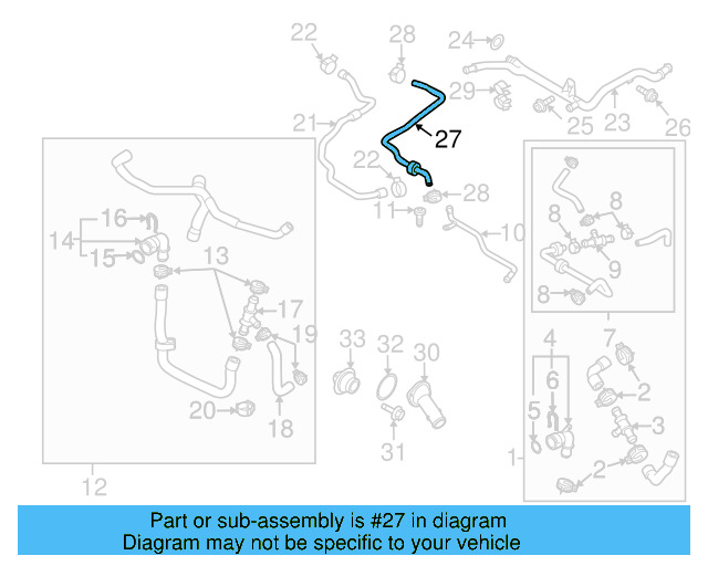 Overflow Hose 1K0-122-447-GR - View 24