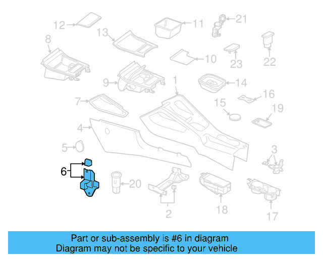 Side Bracket 1K1-863-143-B - View 9