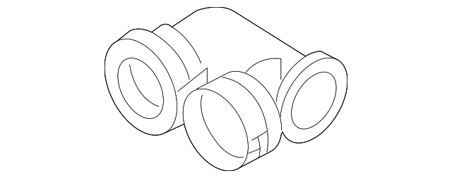 Secondary Air Injection Pump Hose 1K0-131-126 - View 3