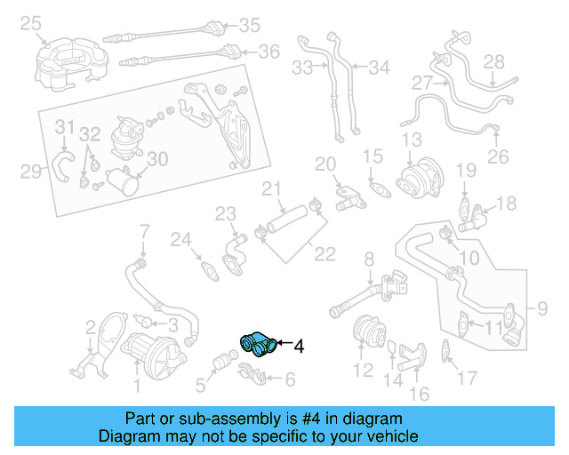 Secondary Air Injection Pump Hose 1K0-131-126 - View 6