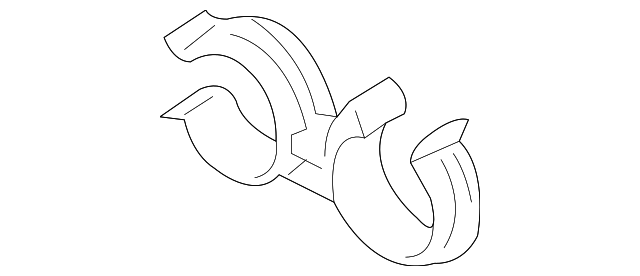 Check Valve Bracket 1K0-131-086 - View 2