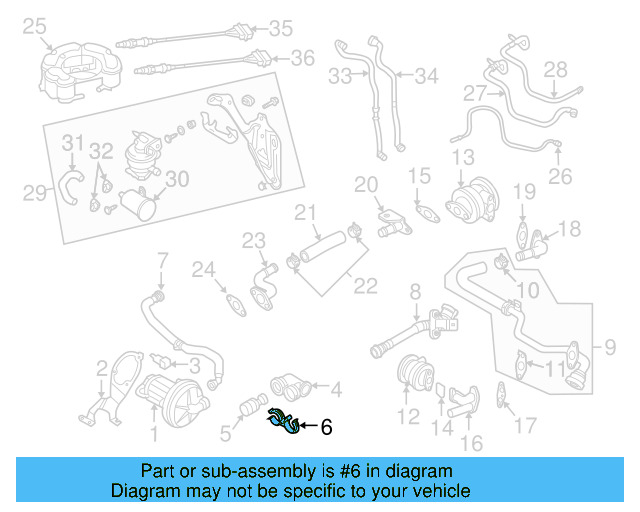 Check Valve Bracket 1K0-131-086 - View 3