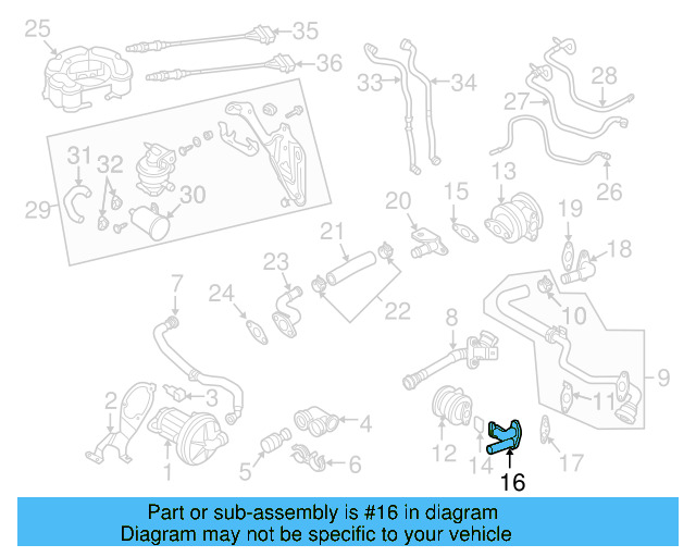 Secondary Air Injection Pump Adapter 022-131-119-B - View 6