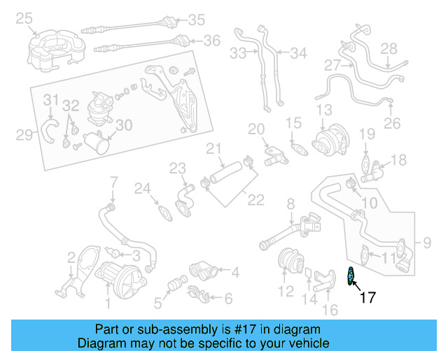Secondary Air Injection Pipe Gasket 022-131-120-B - View 9