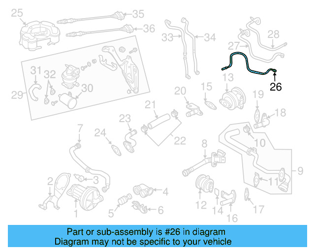 Vent Tube 1K0-201-931-Q - View 8