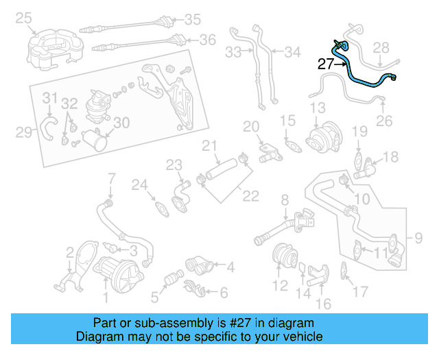 Connector Tube 1K0-201-160-AF - View 6