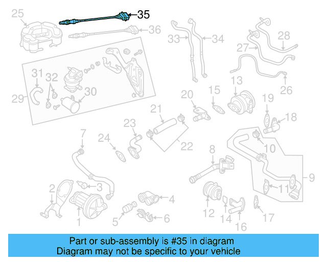 Oxygen Sensor 1K0-998-262-N - View 23