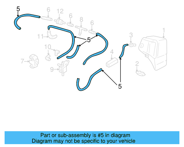 Vacuum Hose N-020-139-1