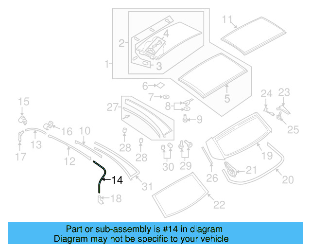 Drain Tube 1Q0-871-711-A - View 3