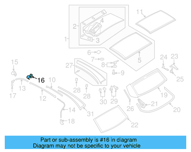Drain Tube Clamp 1Q0-877-237 - View 5