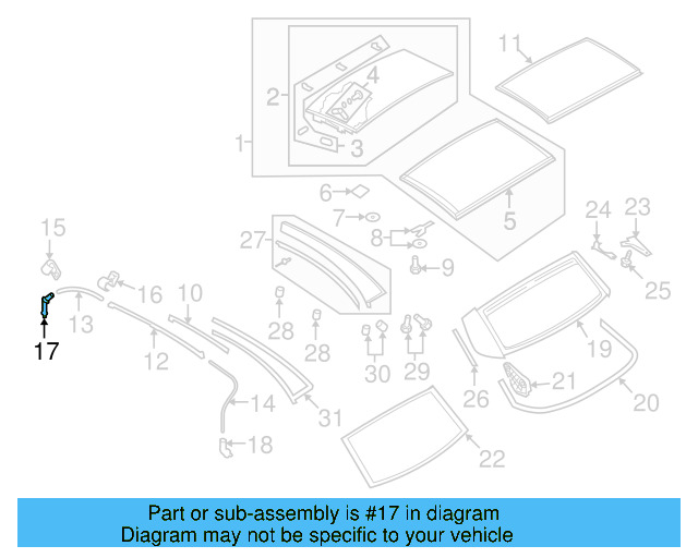 Drain Hose Grommet 1T0-877-242-A - View 11