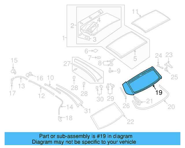 Window Frame (Unpainted) 1q0871177bgru - View 3