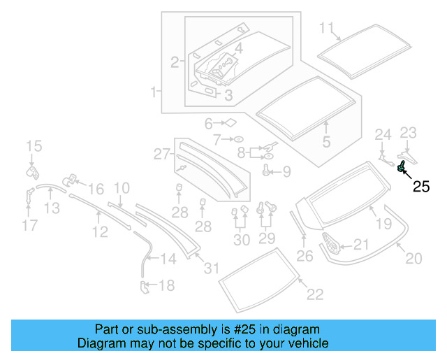 Latch Bumper 1Q0-871-138-A - View 3