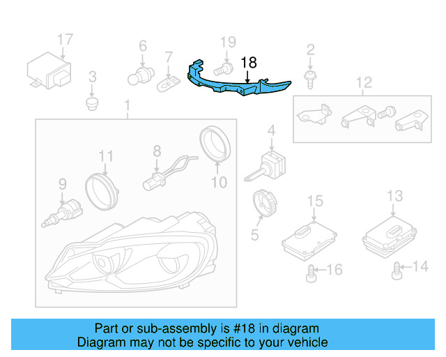 Guide Support 5K0-807-572-J - View 17