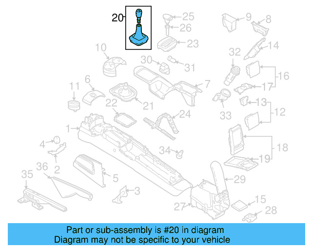 Shift Boot 1C0-711-113-AE-THP - View 3