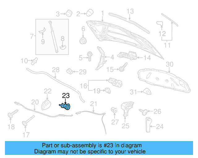 Hood Insulation Pad 5K0-863-831-G - View 11