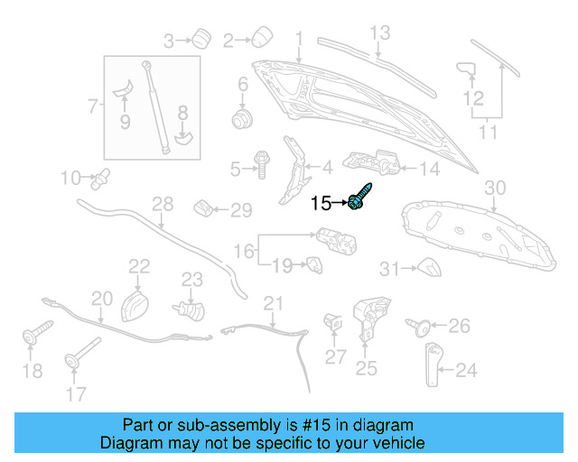 Release Cable 5K1-823-531 - View 8