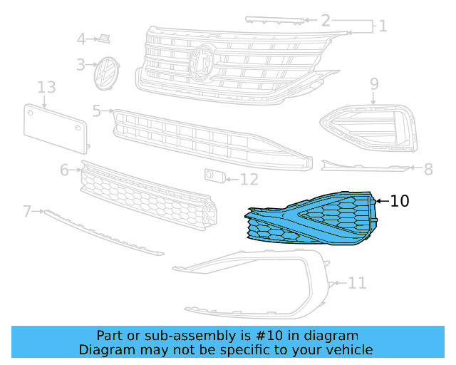 Trim Cover 561-853-666-P-9B9 - View 3