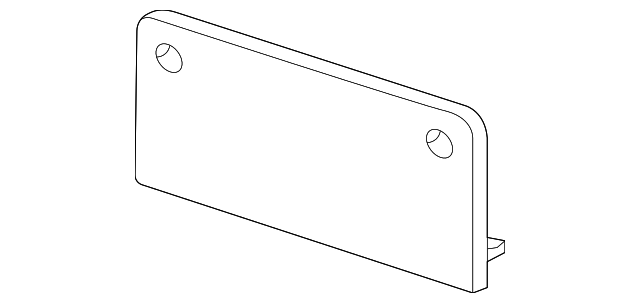 License Bracket 561-807-287-M-9B9
