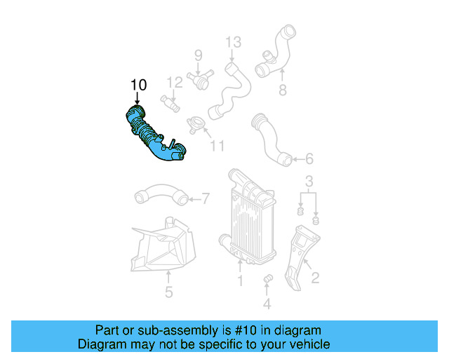 Intake Hose 058-133-356-L - View 14