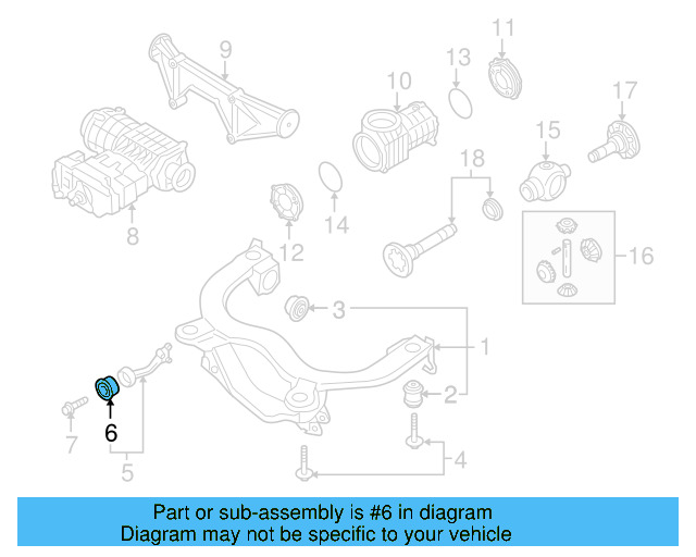 Support Bushing 1J0-599-381-A - View 3