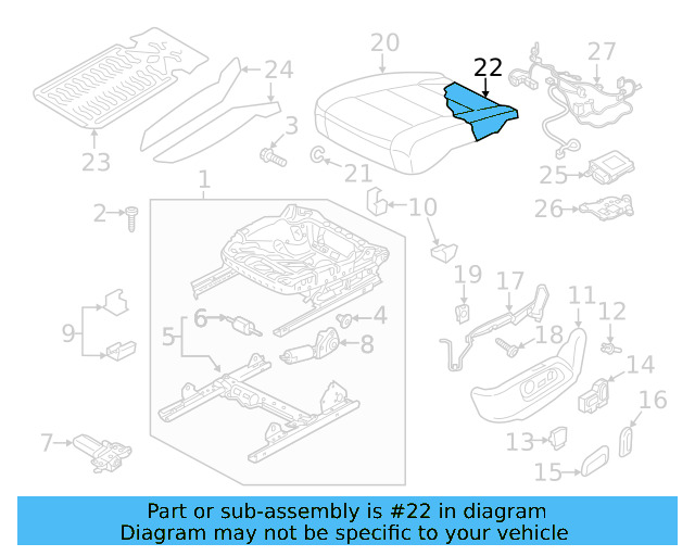 Seat Cushion Pad 5NN-881-375 - View 8