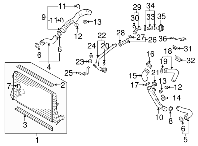 Air Pipe Bolt Assembly 3C0-145-830 - View 65
