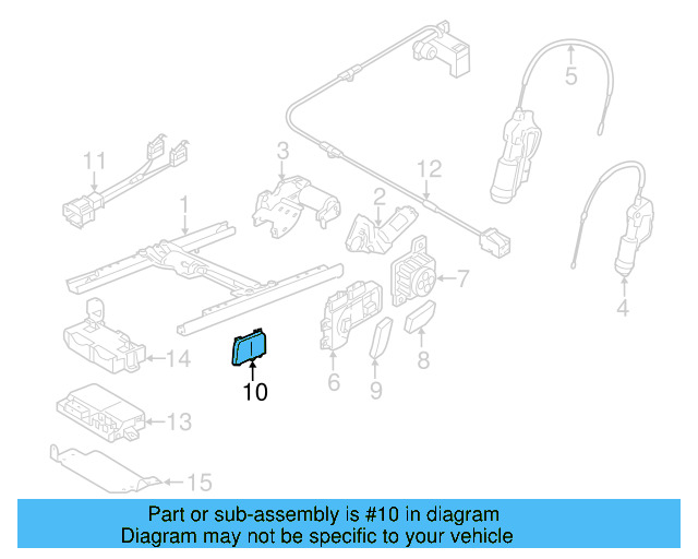 Button 1Q0-959-665-A-82V - View 4