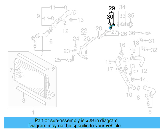 Air Inlet Pipe 1K0-145-946-A - View 10