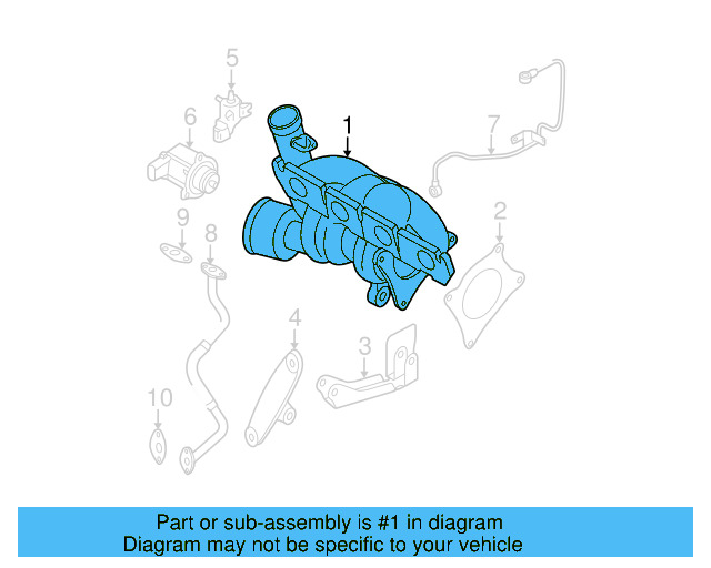 Exhaust Manifold 06F-145-701-HX - View 12