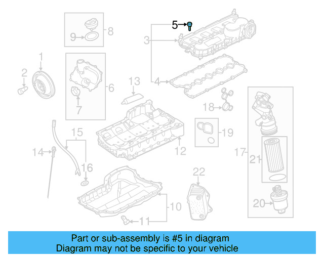 Cylinder Head Screw N-105-540-05 - View 32