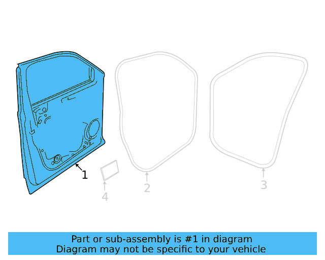 Door Shell 3CM-831-056-B - View 5