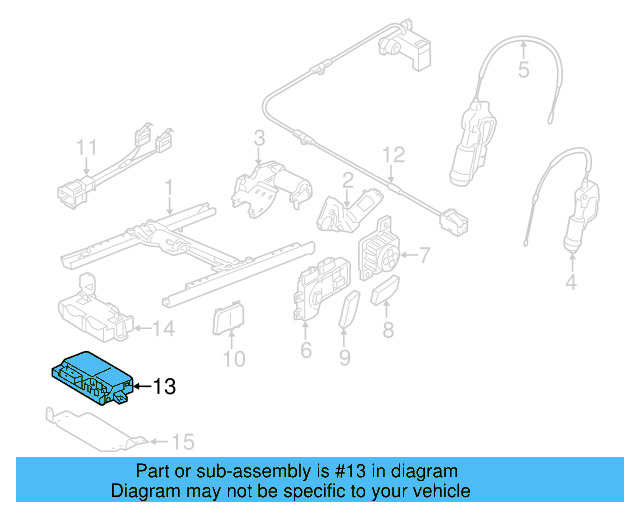 Adjust Knob 3C0-881-254-A-9B9 - View 15